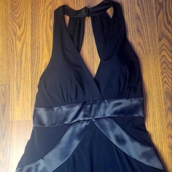 Majora Black Cocktail Dress Made in Canada Medium A54 - Picture 2 of 6